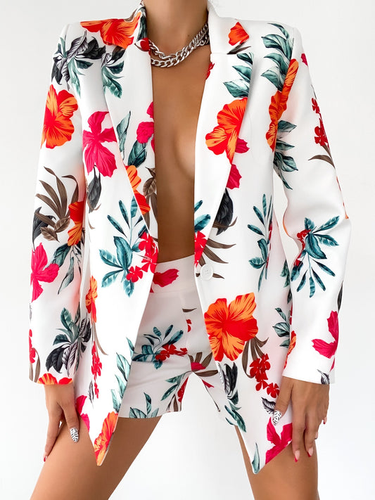 Blazer mit Shorts Zweiteiler Sommerset ISABEL | Damen | floral print