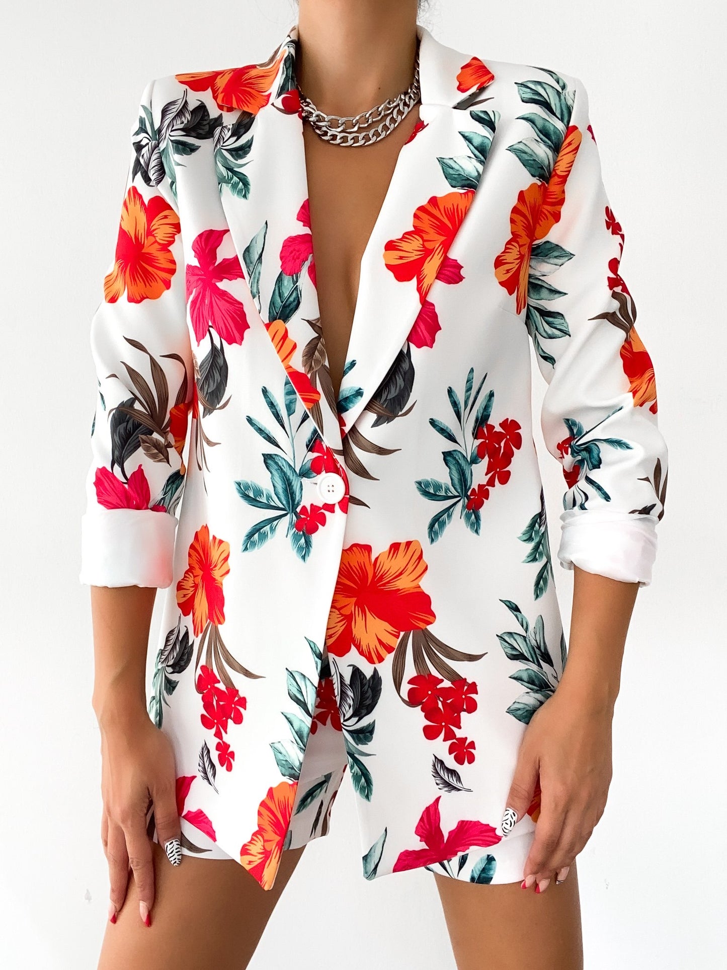 Blazer mit Shorts Zweiteiler Sommerset ISABEL | Damen | floral print